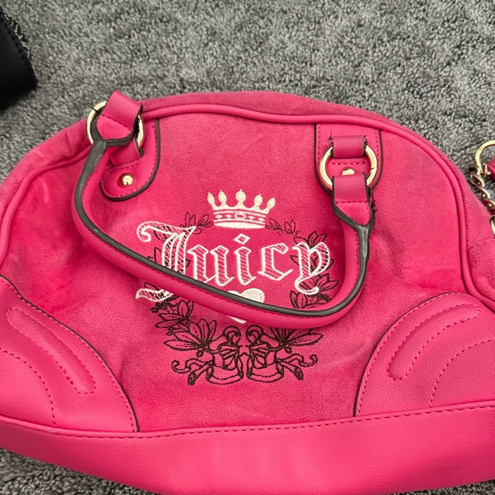 Juicy Couture Vibrant Pink Shoulder Bag